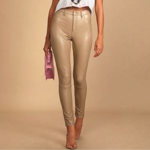 7 For All Mankind Leather Pants